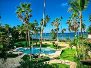 Jacuzzi by the ocean in Las Terrenas, Dominican Republic. Vacation Rental Penthouse GoToTerrenas.com. Book by jose@gotokeys.com